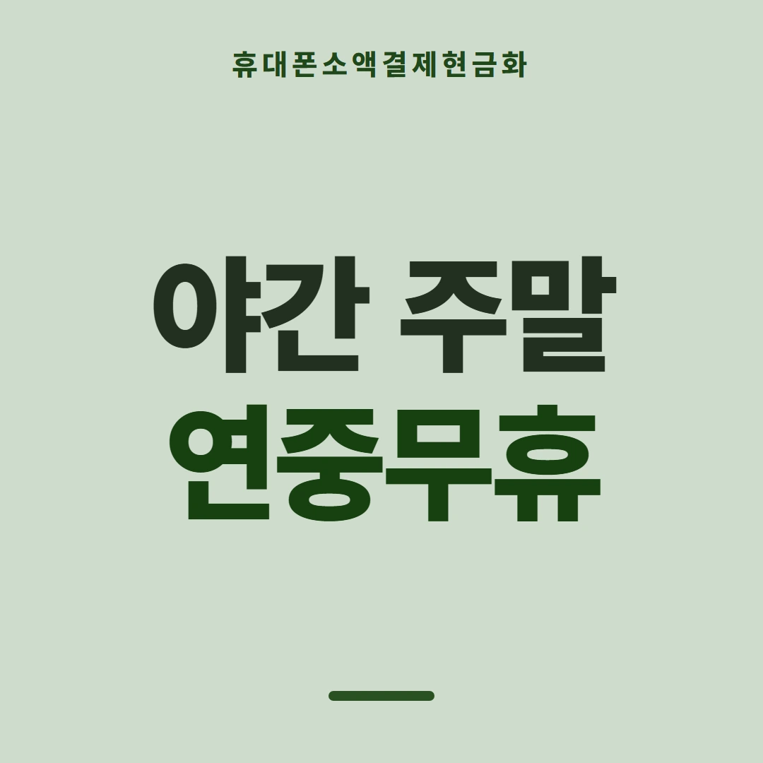 품티켓 휴대폰 회선의 소액결제현금화 산정 근거 안내 이미지